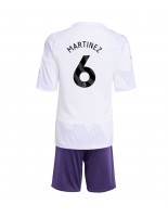 Manchester United Lisandro Martinez #6 Bortedraktsett Barn 2025-26 Korte ermer (+ bukser)
